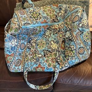 Vera Bradley large duffel bag. Blue design very nice gently used.